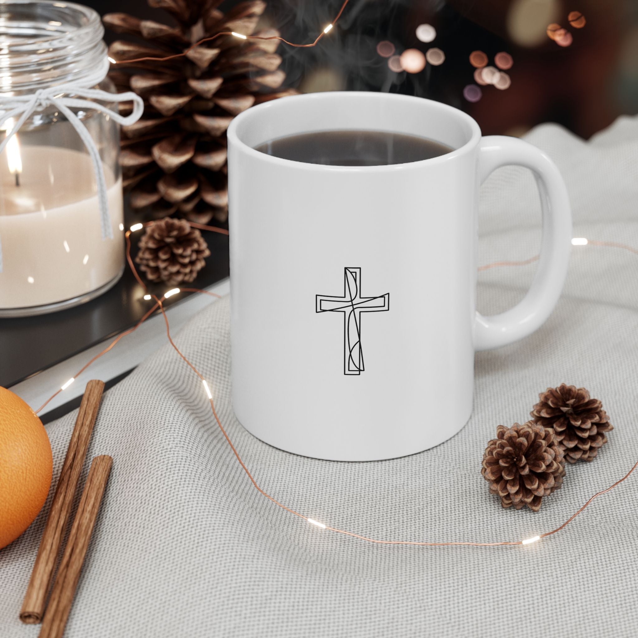 "The Sketch Cross" Ceramic Mug