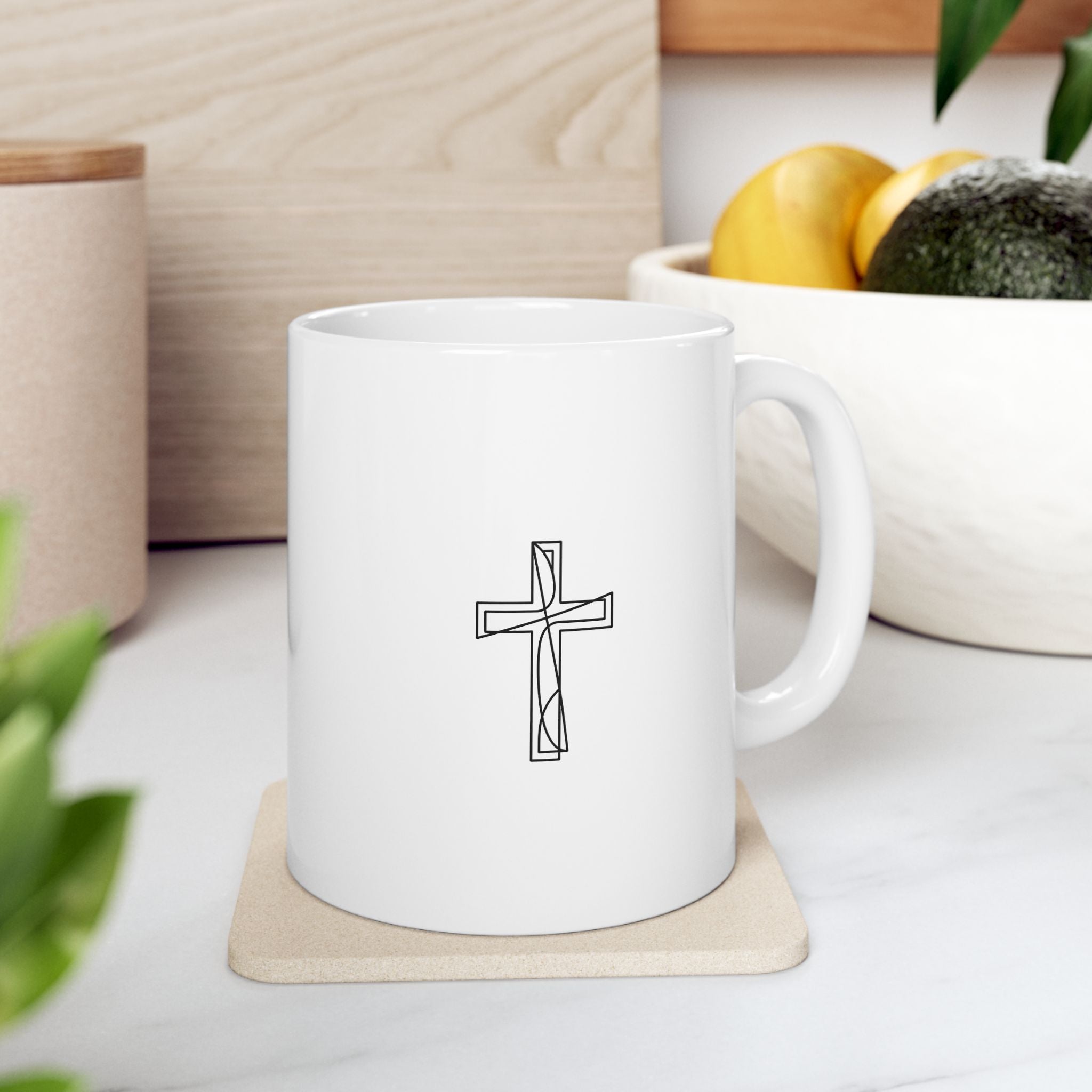 "The Sketch Cross" Ceramic Mug