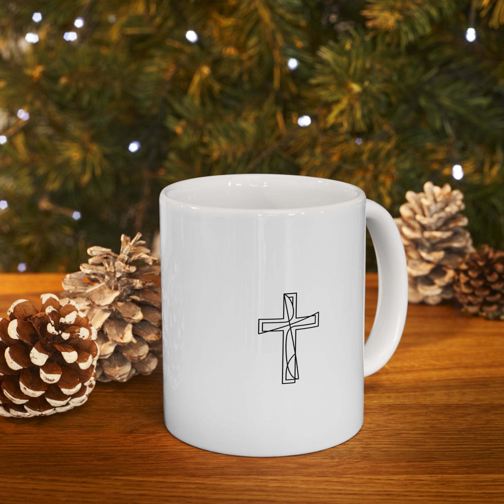 "The Sketch Cross" Ceramic Mug
